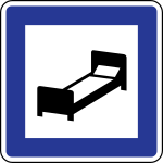 Latvia road sign 610.svg