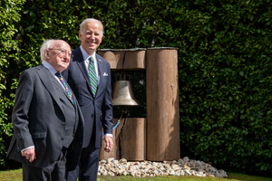 President Joe Biden stands with President Michael Higgins of Ireland.jpg