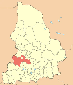 Пригородный район на карте