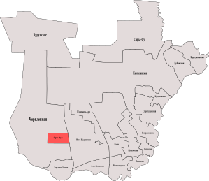 Ораз-Аульское сельское поселение на карте