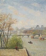 Camille Pissarro - Le Lovre, matin, printemps (PD 1424).jpg