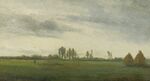 Camille Pissarro - Troupeau de moutonset meules (PD 75).jpg