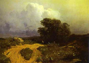 Fyodor Vasilyev Before a thunderstorm 1868.jpg