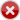 No icon (white X on red circle).svg