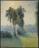 Pissarro - Landscape at Saint-Charles, near Gisors, Sunset, 1891.jpg