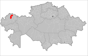 Теректинский район на карте