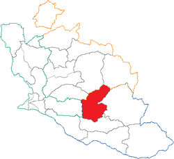 Кантон на карте департамента Воклюз