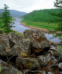 Krestjah river in Olekminsky nature reserve.jpg