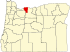 Map of Oregon highlighting Hood River County.svg