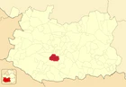 Расположение муниципалитета на карте провинции