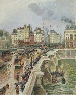 Camille Pissarro - Le Pont-Neuf, après-midi de pluie (PD 1347).jpg