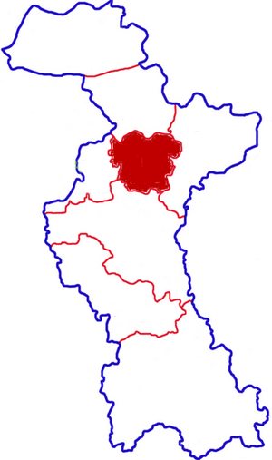Чжандянь на карте