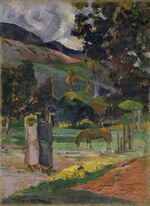 Paul Gauguin - Tahitian Landscape.jpg