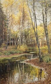 Peder Mork Mönsted Autumn in the birchwood.jpg