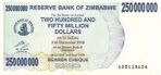 Zimbabwe $250m 2008 Obverse.jpg
