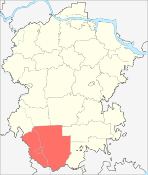 Алатырский муниципальный округ на карте