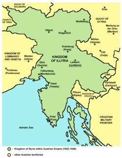 Иллирийское Королевство в 1822—1849 гг