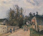 Camille Pissarro - La Route d´Ennery à L´Hermitage, Pontoise - 1877.jpg