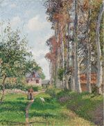 Camille Pissarro - Le Verger du manoir d’Ango, Varengeville, matin (PD 1290).jpg