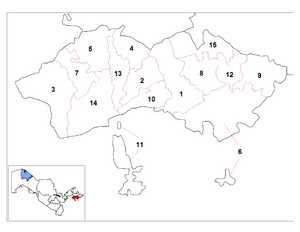 Ферганский район на карте