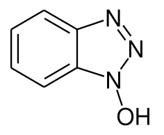 Hydroxybenzotriazole structure.svg