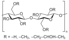 Hydroxypropylmethylcellulose.svg
