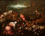 Jacopo Bassano workshop - Animals boarding the Noah's Ark - Louvre.jpg