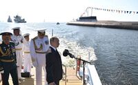 Vladimir Putin Naval Parade in St. Petersburg (2019-07-28) 18.jpg