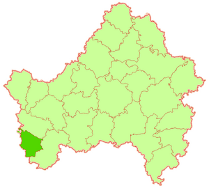 Злынковский район на карте