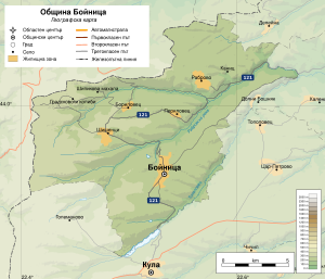 Община Бойница на карте