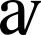 Latin small letter AV.svg