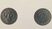 Pièce de 10 francs congolais à l'époque de Kasa-Vubu.jpg