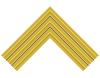 Rank insignia of capitano of the Alpini.svg
