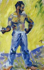 Signac - Study for In the Time of Harmony Boules Player, 1894, FC 258.jpg