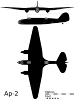 Arkhangelsky Ar-2 drawing.svg