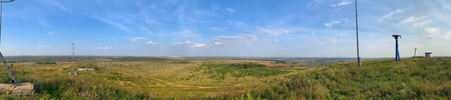 Панорамный вид с горы