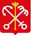 Цифровая версия герба Санкт-Петербурга, предназначенная для экранов электронных устройств.