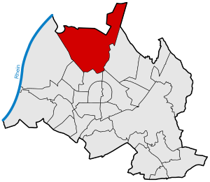 Locator map Neureut in Karlsruhe.svg