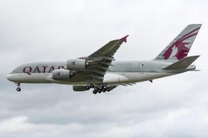 A7-APG A380 Qatar (34539807454).jpg