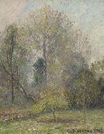 Camille Pissarro - Gelée blanche à Eragny (PD 1468).jpg