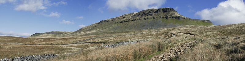 Panoramic view of Pen-y-ghent
