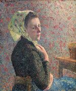 Pissarro, Femme au fichu vert.jpg
