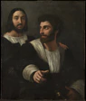 Portrait de l'artiste avec un ami, by Raffaello Sanzio, from C2RMF.jpg