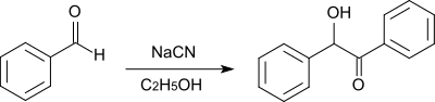 Synthesis Benzoin.svg