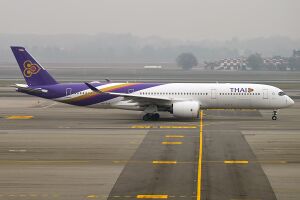Thai Airways, HS-THB, Airbus A350-941 (31189377511).jpg
