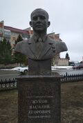 Бюст В. Е. Жукова (площадь Победы, Краснослободск)