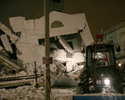 Разрушенный дом в Таганроге