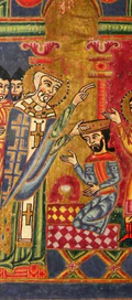 Consecration of the king (Ms. 5702), written in Aghtamar (2), 1471.jpg