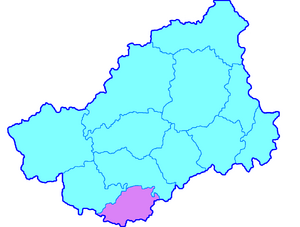 Зубцовский уезд на карте