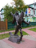 Архангельск пр. Чумбарова-Лучинского. Архангельский мужик (Сеня-Малина).jpg